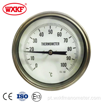 0-100 graus termômetro bimetálico medidores
